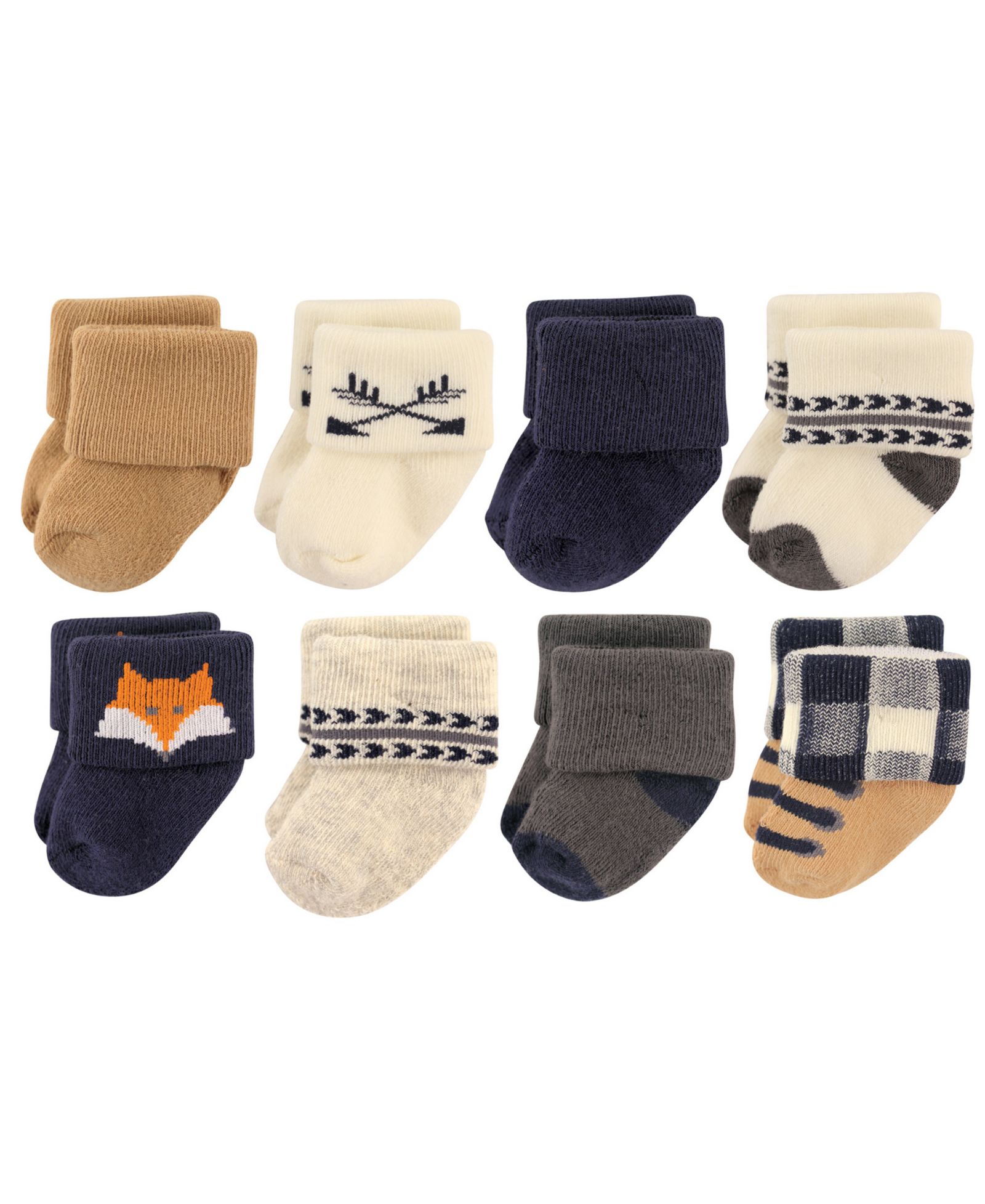 Набор носков для мальчиков Hudson Baby Hudson Cushioned Terry, 8 пар