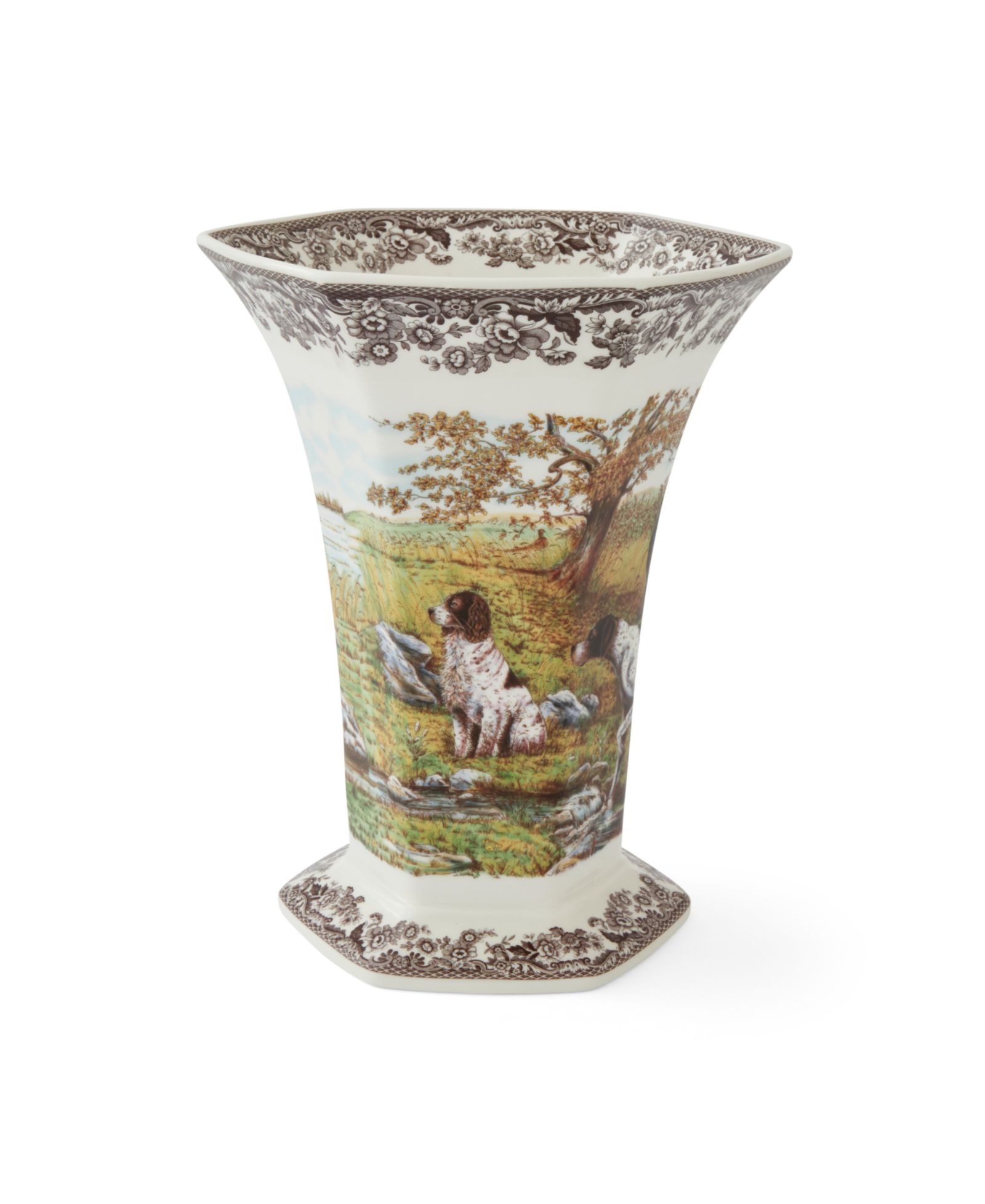 Ваза Spode Woodland Hexagonal 10.6"