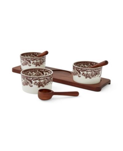 Spode Woodland 7-Piece Condiment Set
