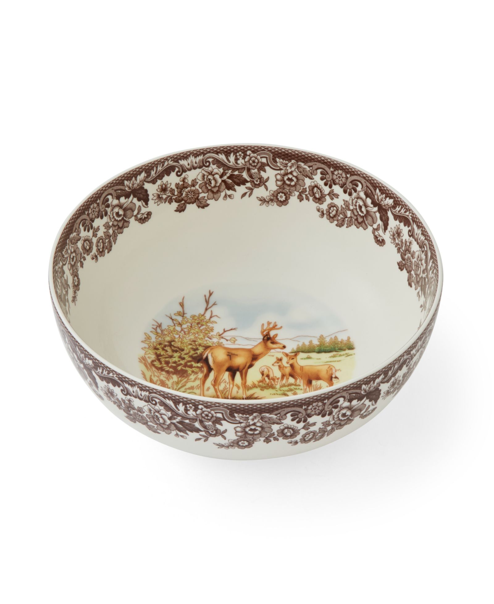Spode Woodland Deer Serving Bowl