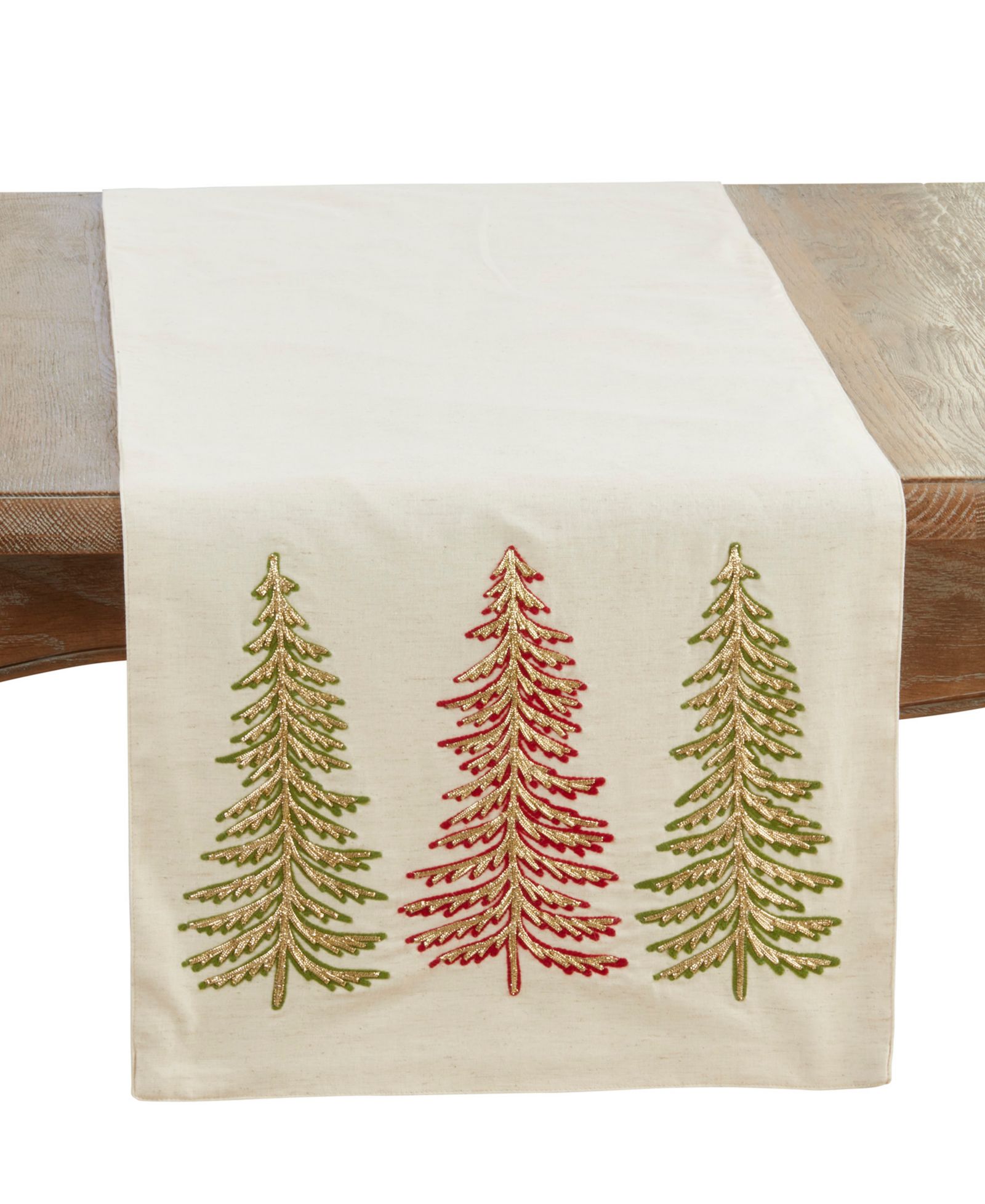 Дорожка на стол Saro Lifestyle Christmas Trees 16" x 72"