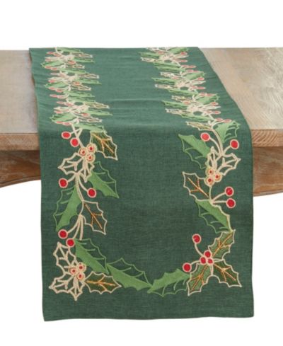 Saro Lifestyle дорожка на стол Holly, 16" x 72"