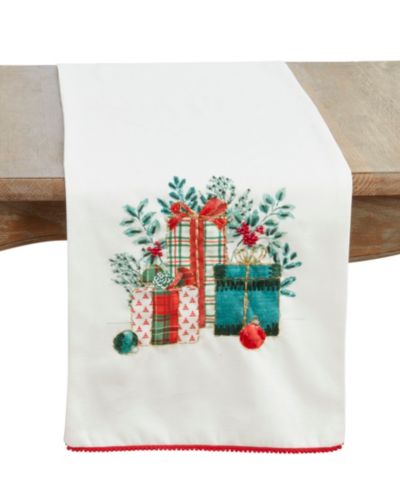 Дорожка на стол Saro Lifestyle Christmas Gifts, 16" x 72"