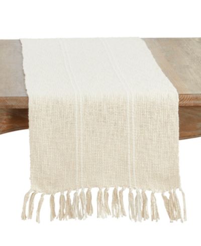 Скатерть-раннер Saro Lifestyle Stitched Line, 16" x 72"