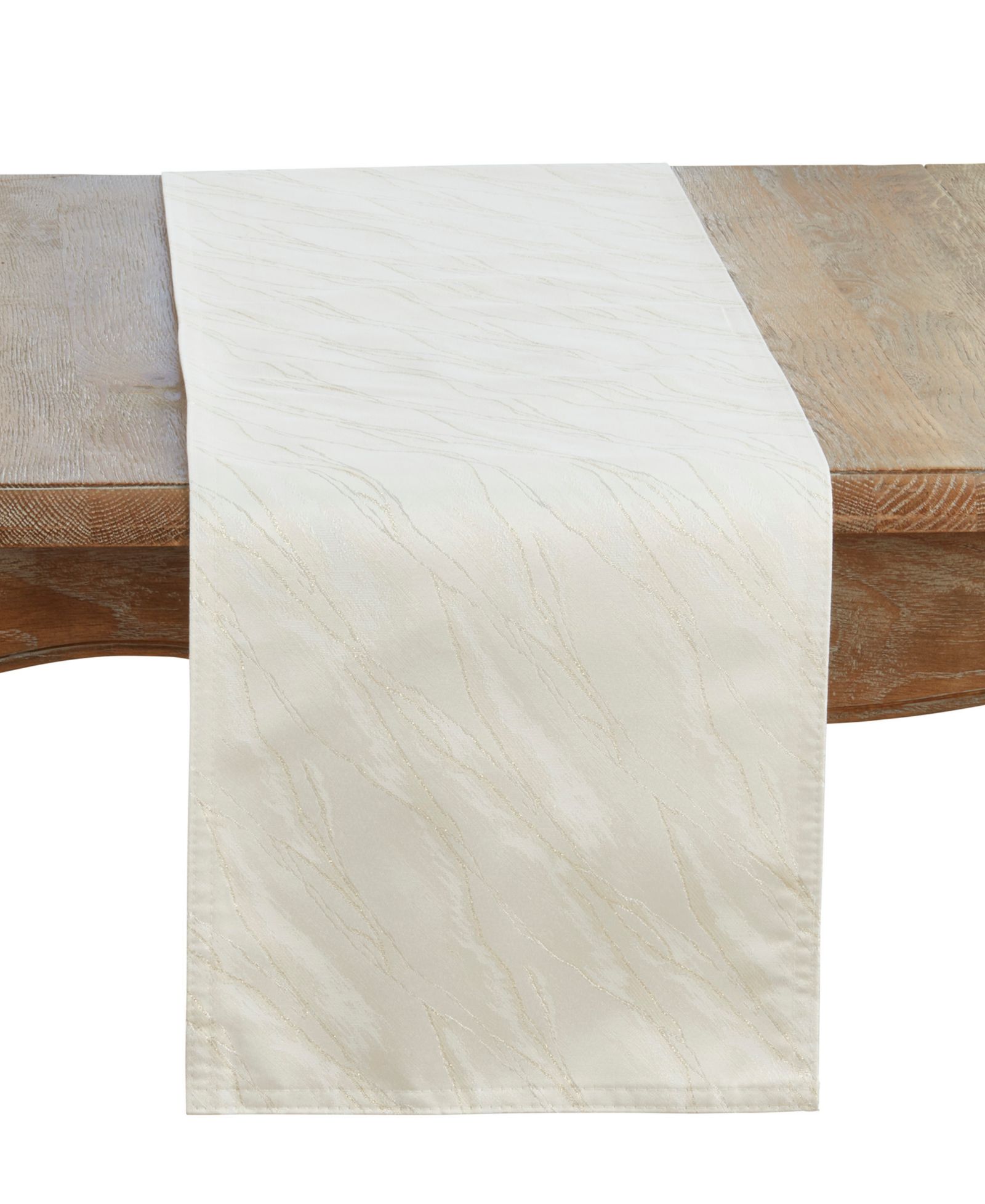 Saro Lifestyle Metallic Shimmer Table Runner, 13" x 72"