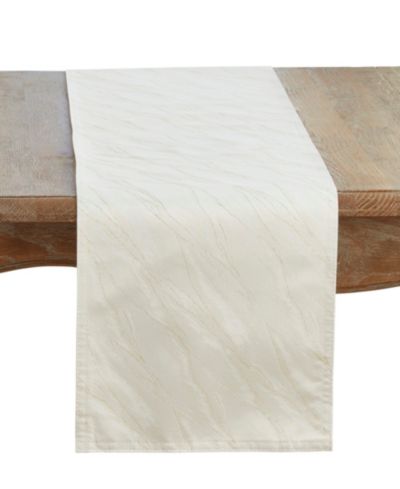 Saro Lifestyle металлический мерцающий бегунок для стола 13" x 72"
