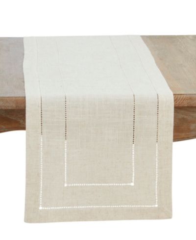 Дорожка на стол Saro Lifestyle из льняной смеси Toscana, 18" x 108"