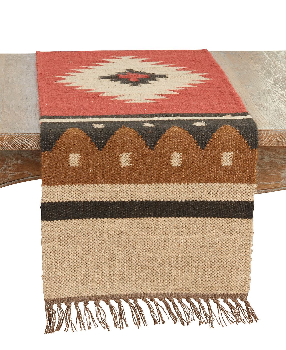 Saro Lifestyle Kilim Table Runner, 16" x 72"