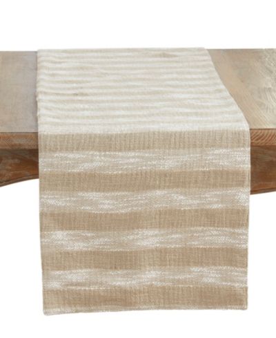 Дорожка на стол Saro Lifestyle Striped Table Runner, 16" x 72"