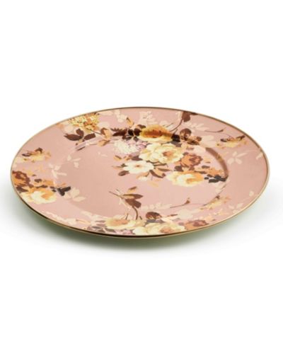 Сервировочное блюдо MacKenzie-Childs Wild Rose Mauve
