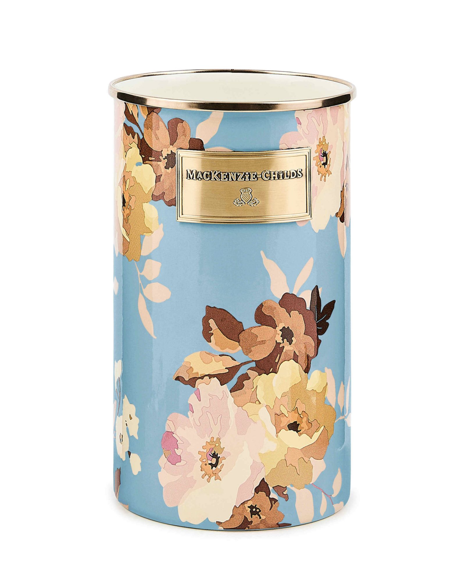 MacKenzie-Childs Wild Rose Slate 12 oz. Utensil Holder