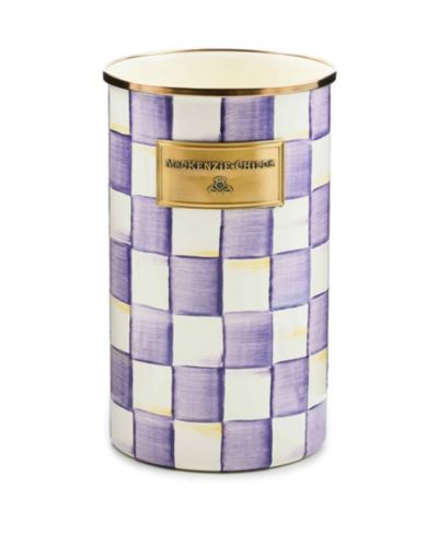 Ручной держатель для столовых приборов MacKenzie-Childs Violet Check