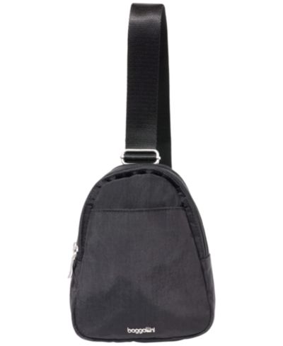 Baggallini Mini Double Zip Sling Bag