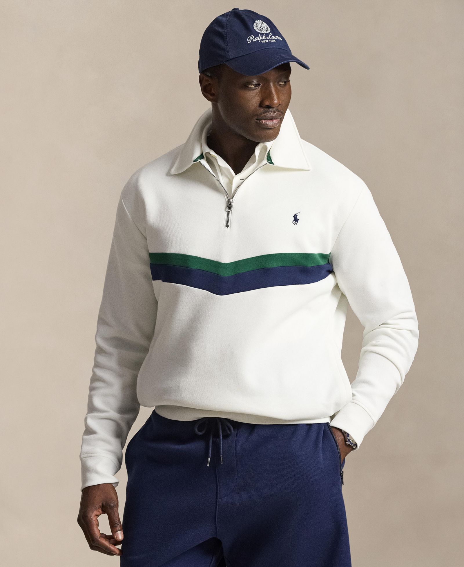 Polo Ralph Lauren Men's Big & Tall Regular-Fit Quarter-Zip Sweatshirt