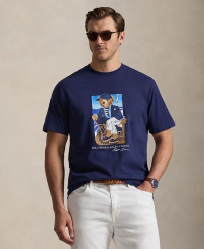Футболка Polo Ralph Lauren Men's Big & Tall Classic-Fit Polo Bear Jersey