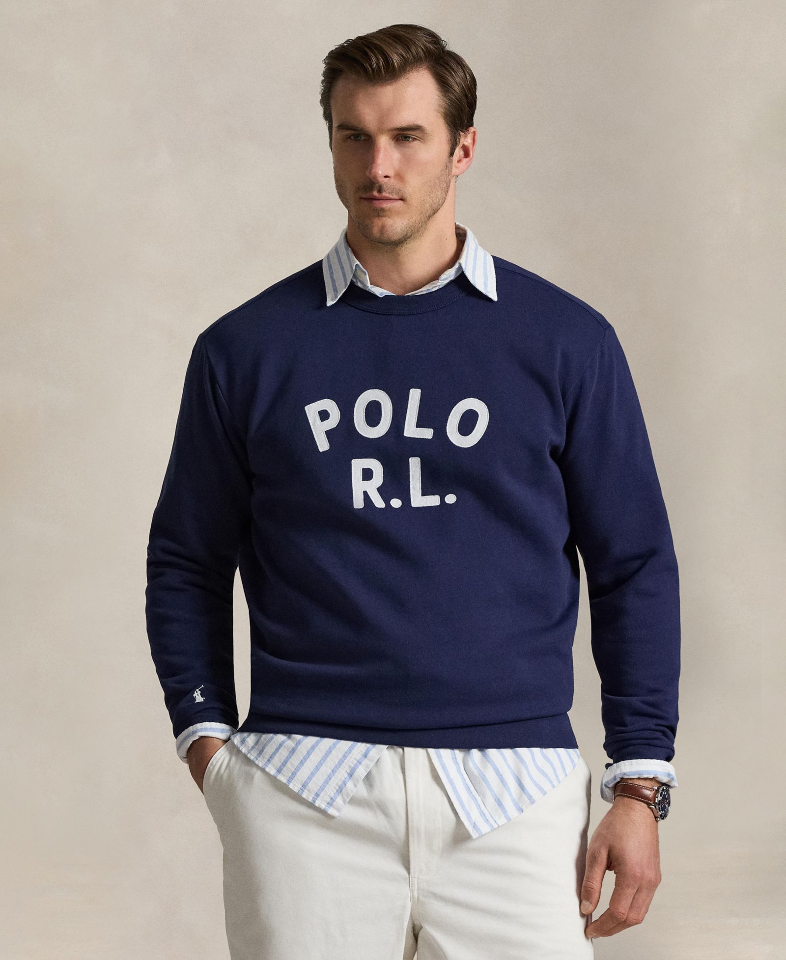 Polo Ralph Lauren Men's Big & Tall Logo Fleece Sweatshirt
