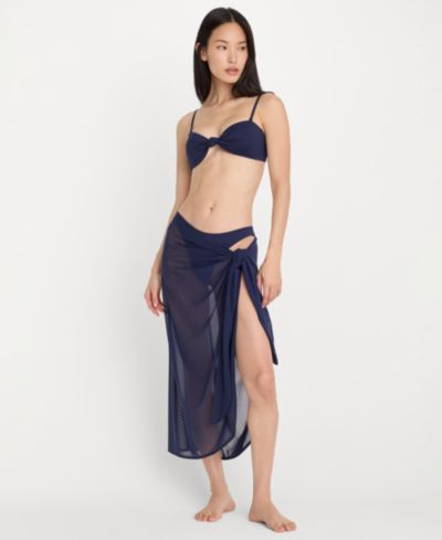 Good American Women's Mesh Midi Cover-Up Sarong