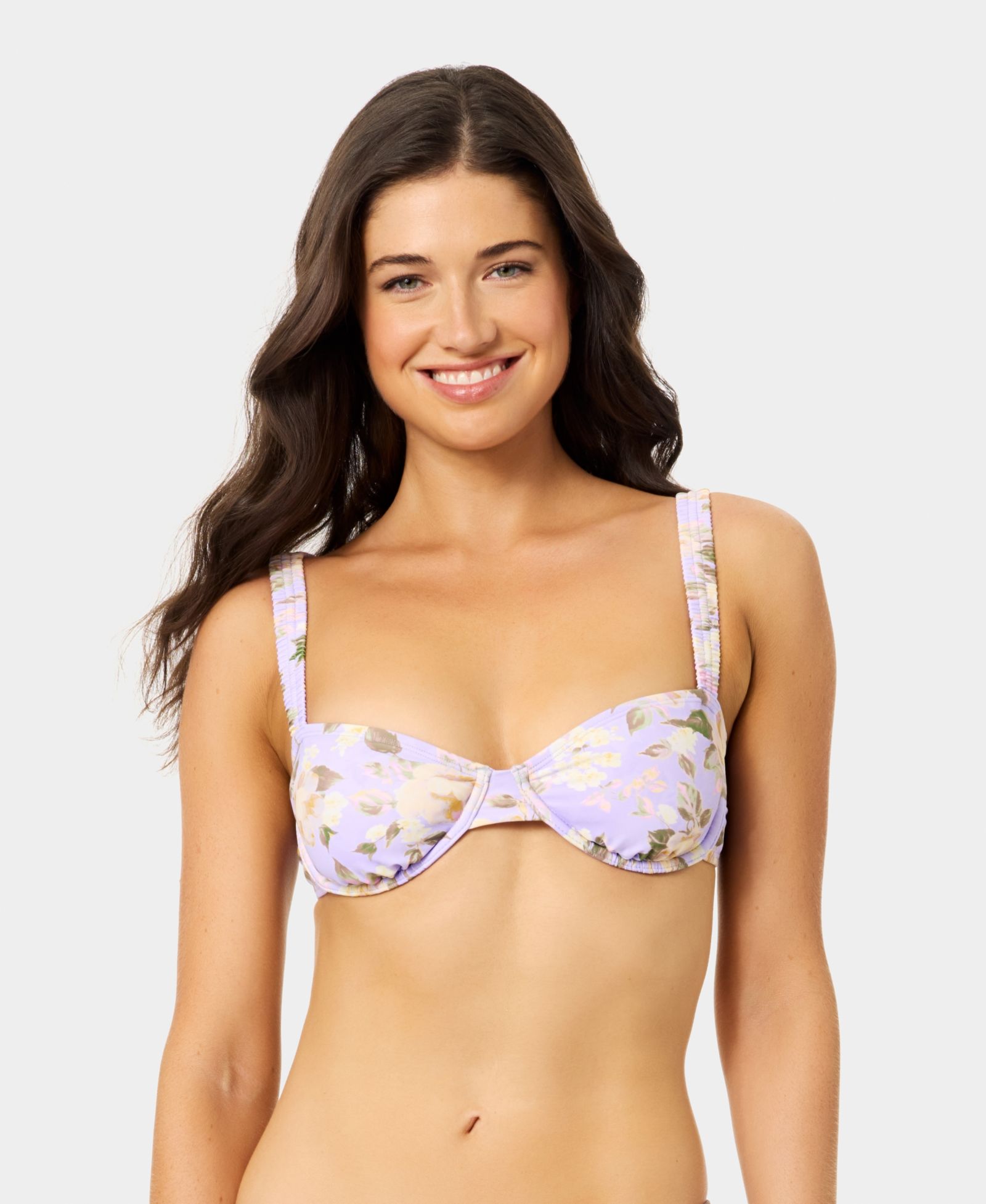 Верх от бикини California Waves Women's Blooming Garden с косточками