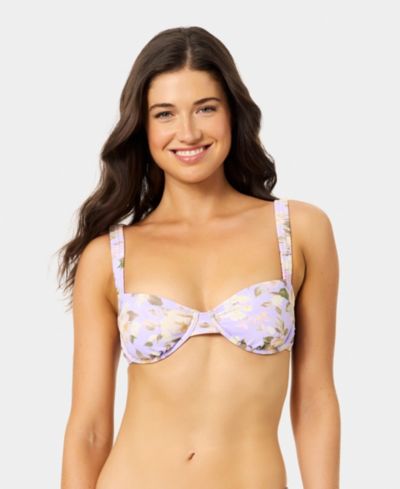 Верх от бикини California Waves Women's Blooming Garden с косточками