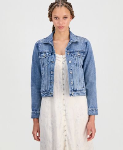Женская джинсовая куртка Lucky Brand Tomboy Denim Trucker Jacket