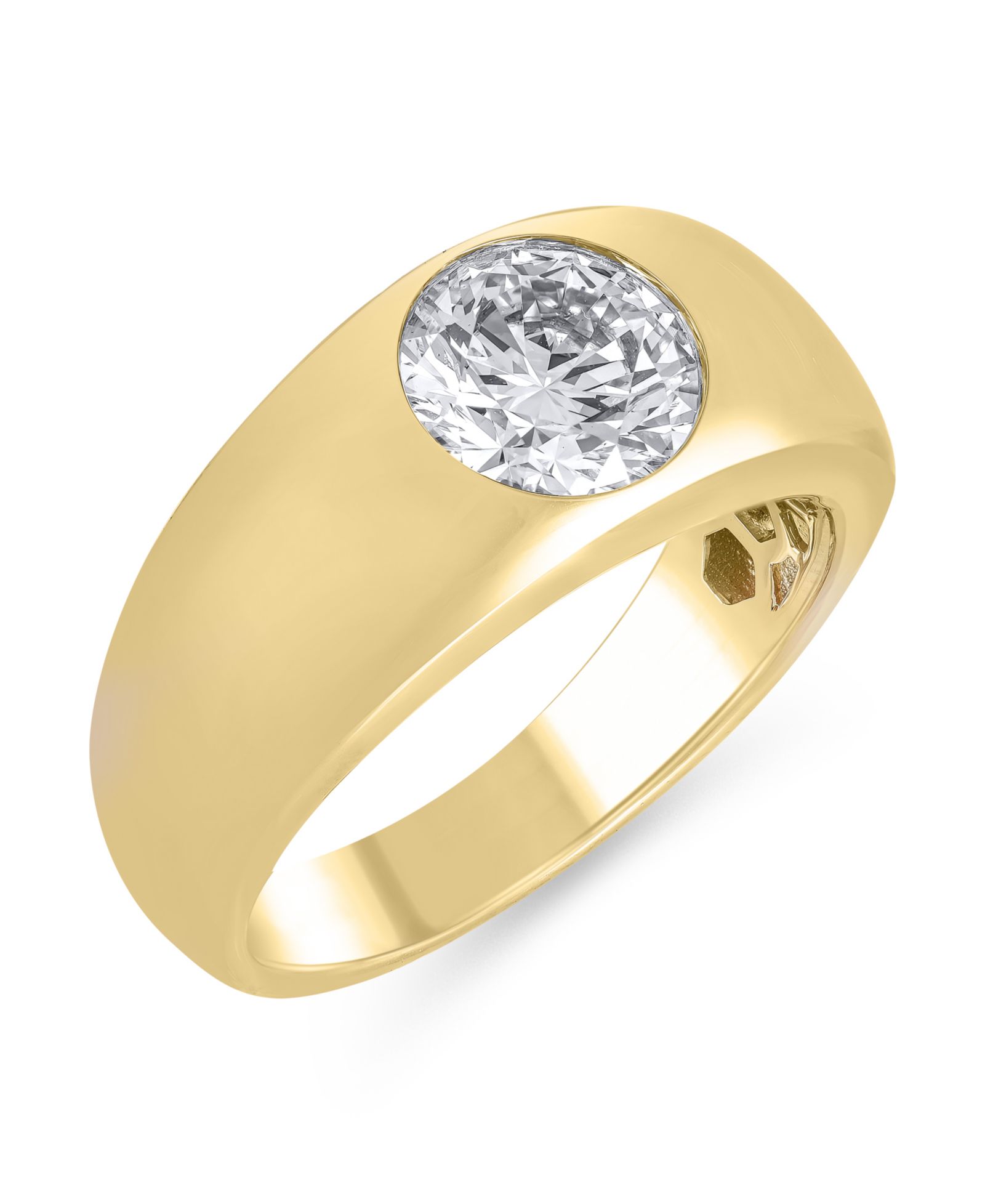 Badgley Mischka Certified Lab Grown Diamond Solitaire Ring (1-1/2 ct. t.w.) in 14k Yellow, White or Rose Gold
