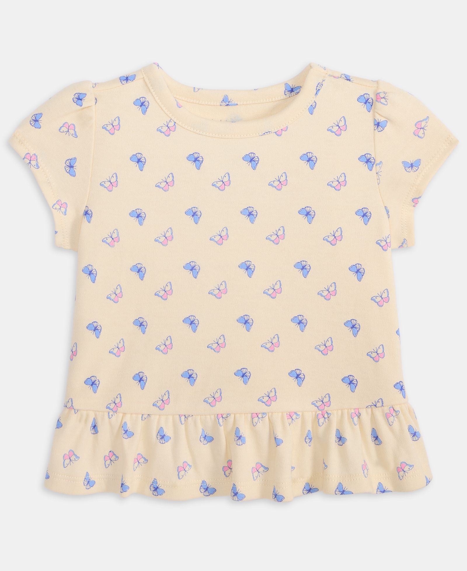 First Impressions Детская футболка Peplum Butterfly-Print Mix and Match