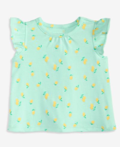 First Impressions Детская футболка с принтом лимона, 3M-24M