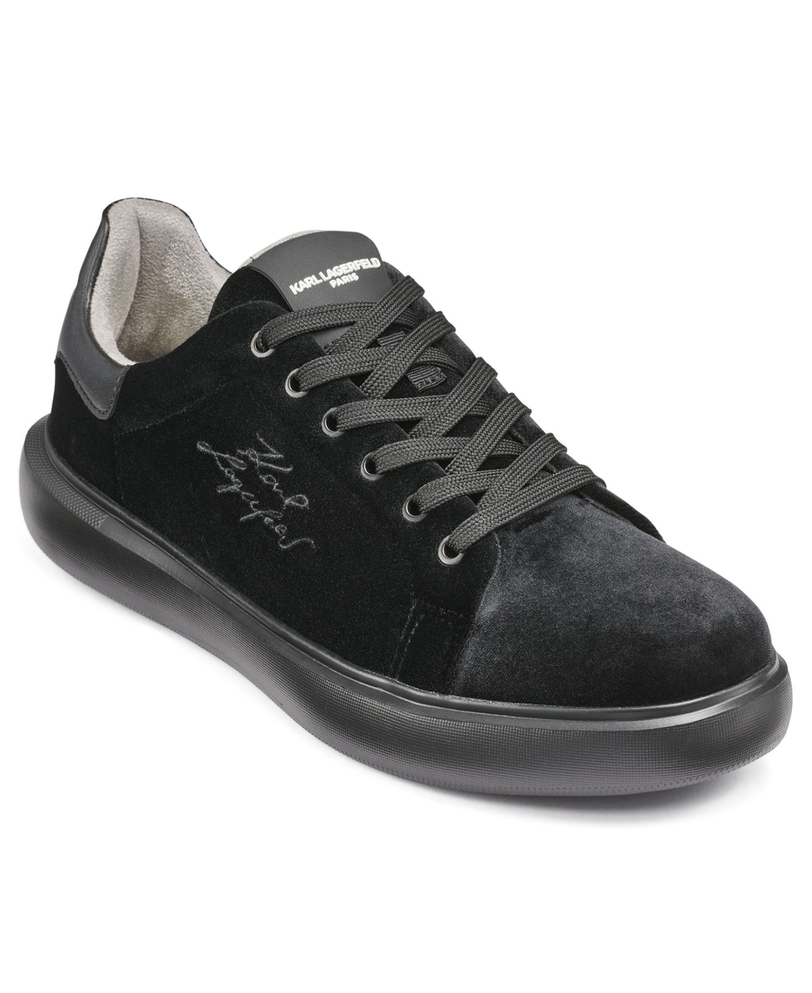 KARL LAGERFELD PARIS Men's Round Toe Sneakers