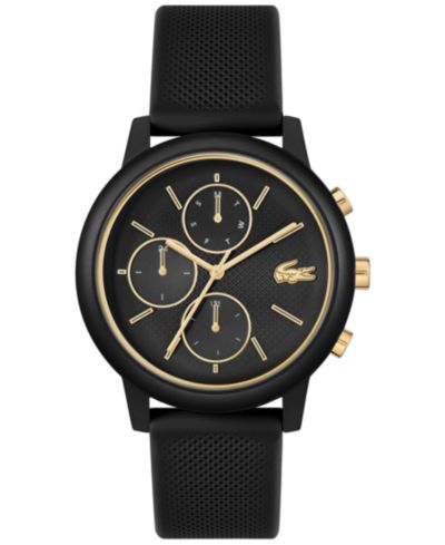 Часы Lacoste Men's L.12.12 Move Black Silicone Strap 42mm