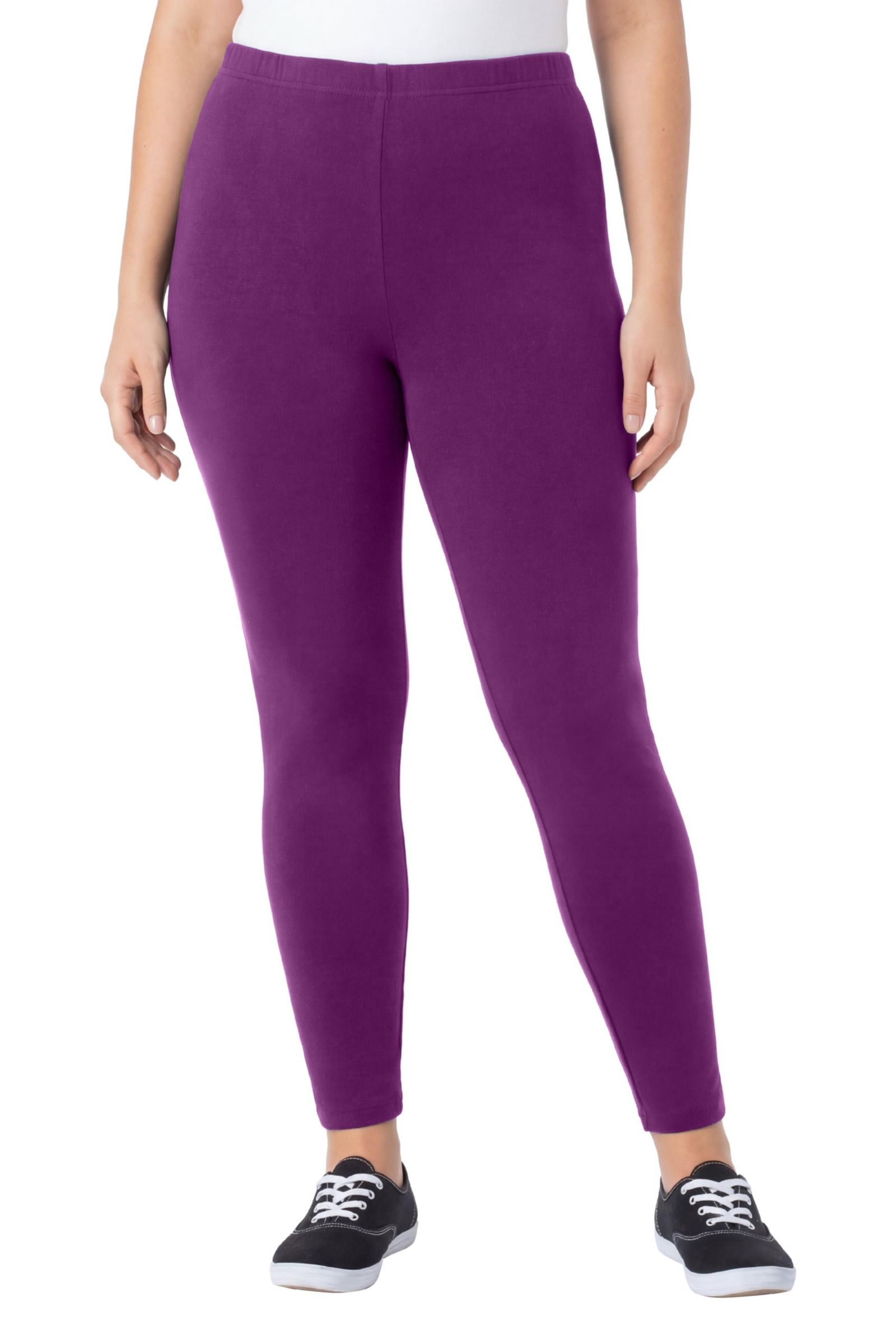 Woman Within Women's Within Stretch Cotton Legging