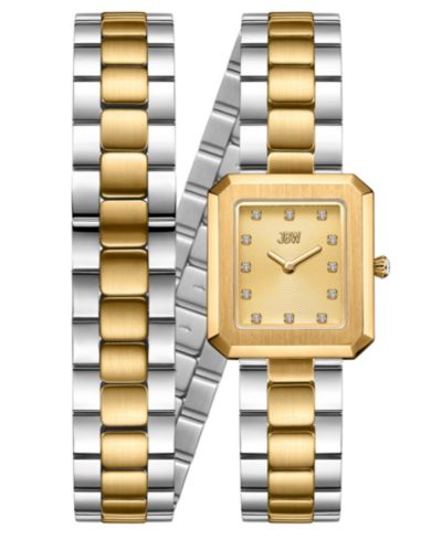 Женские часы Jbw Women's Arc Swiss Quartz Two-Tone Stainless Steel, 23mm