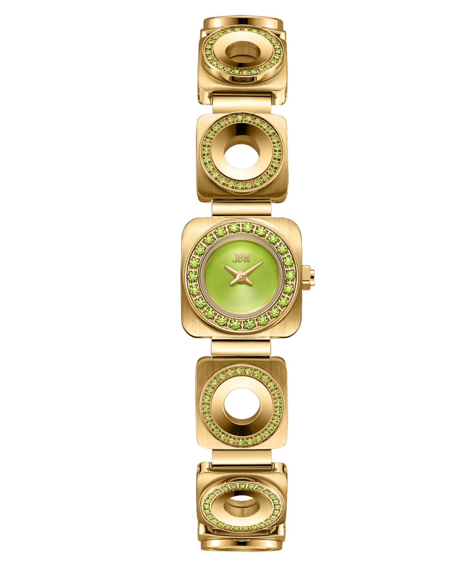 Jbw Женские часы Chasm Japan Quartz 18k Gold-Plated 18mm