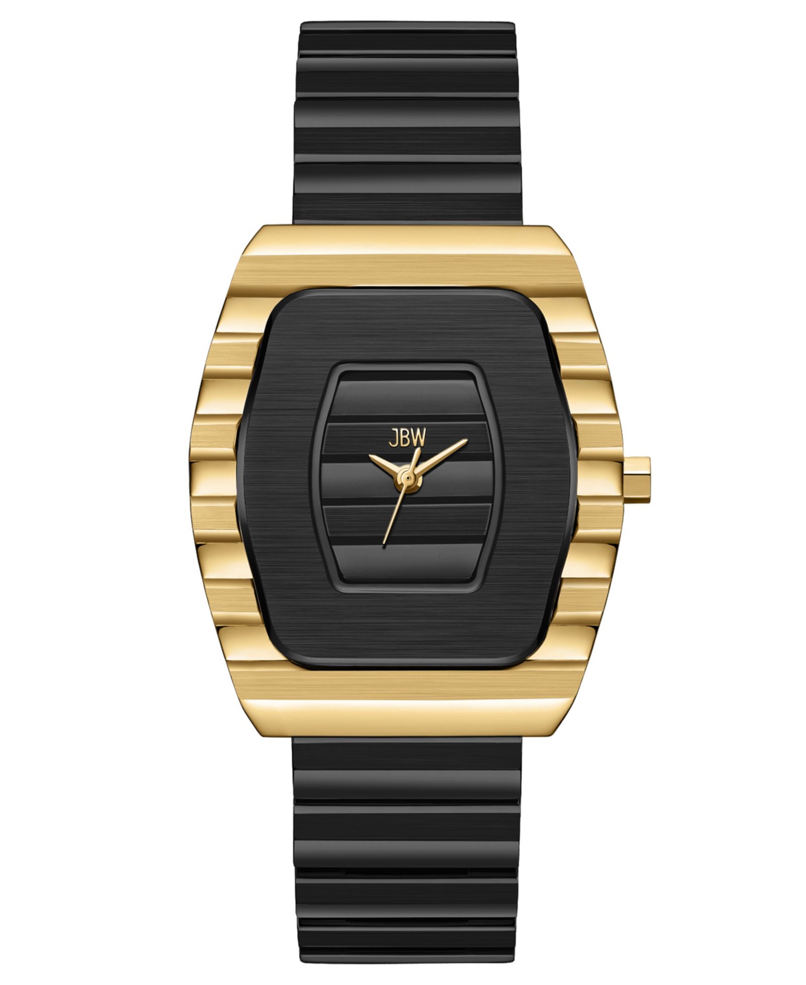 Jbw Women's Atlas Swiss Quartz Black Stainless Steel Watch, 34mm