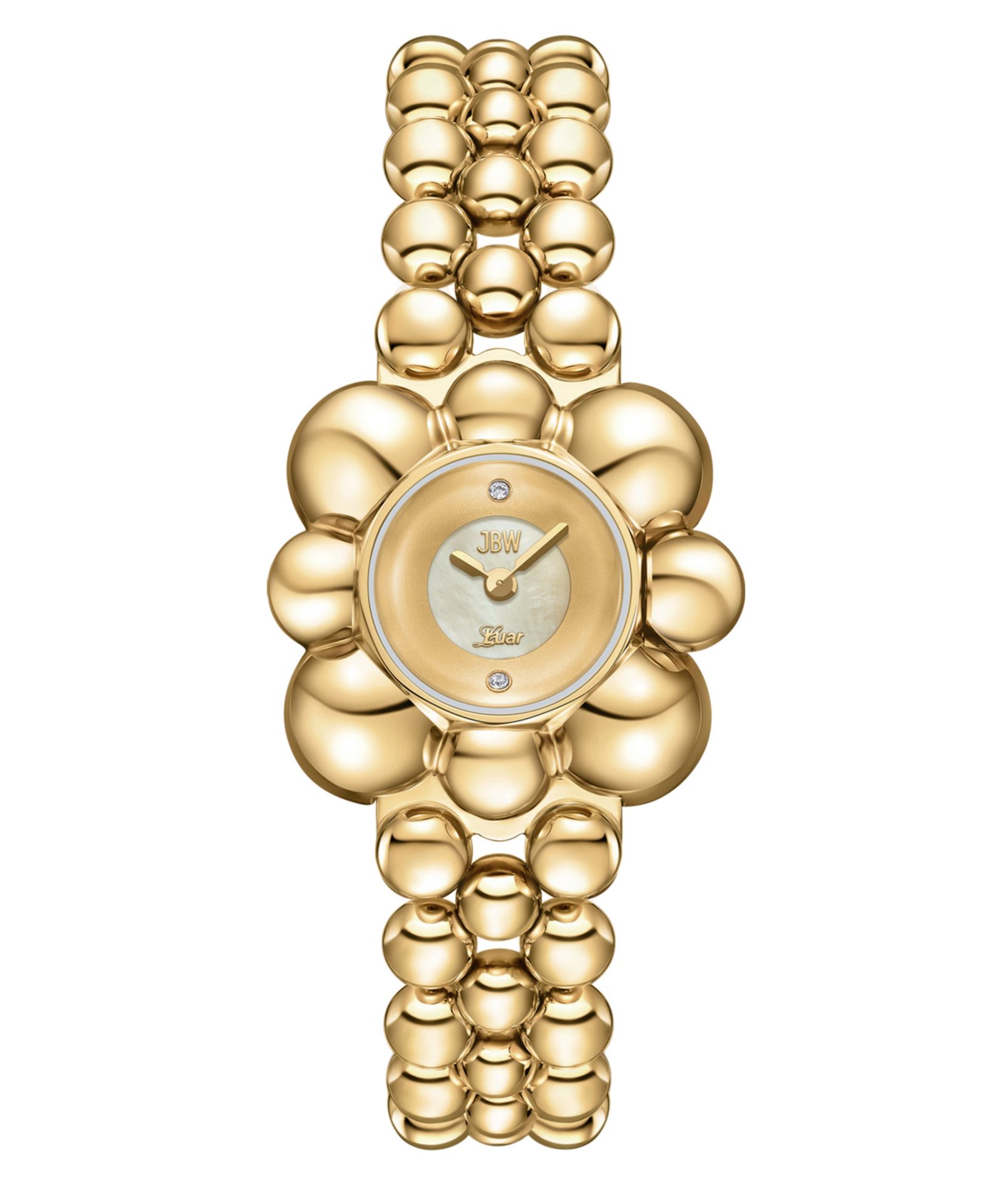 Jbw Men's Atmosphere Swiss Quartz 18k Gold-Plated Stainless Steel Watch, 30mm