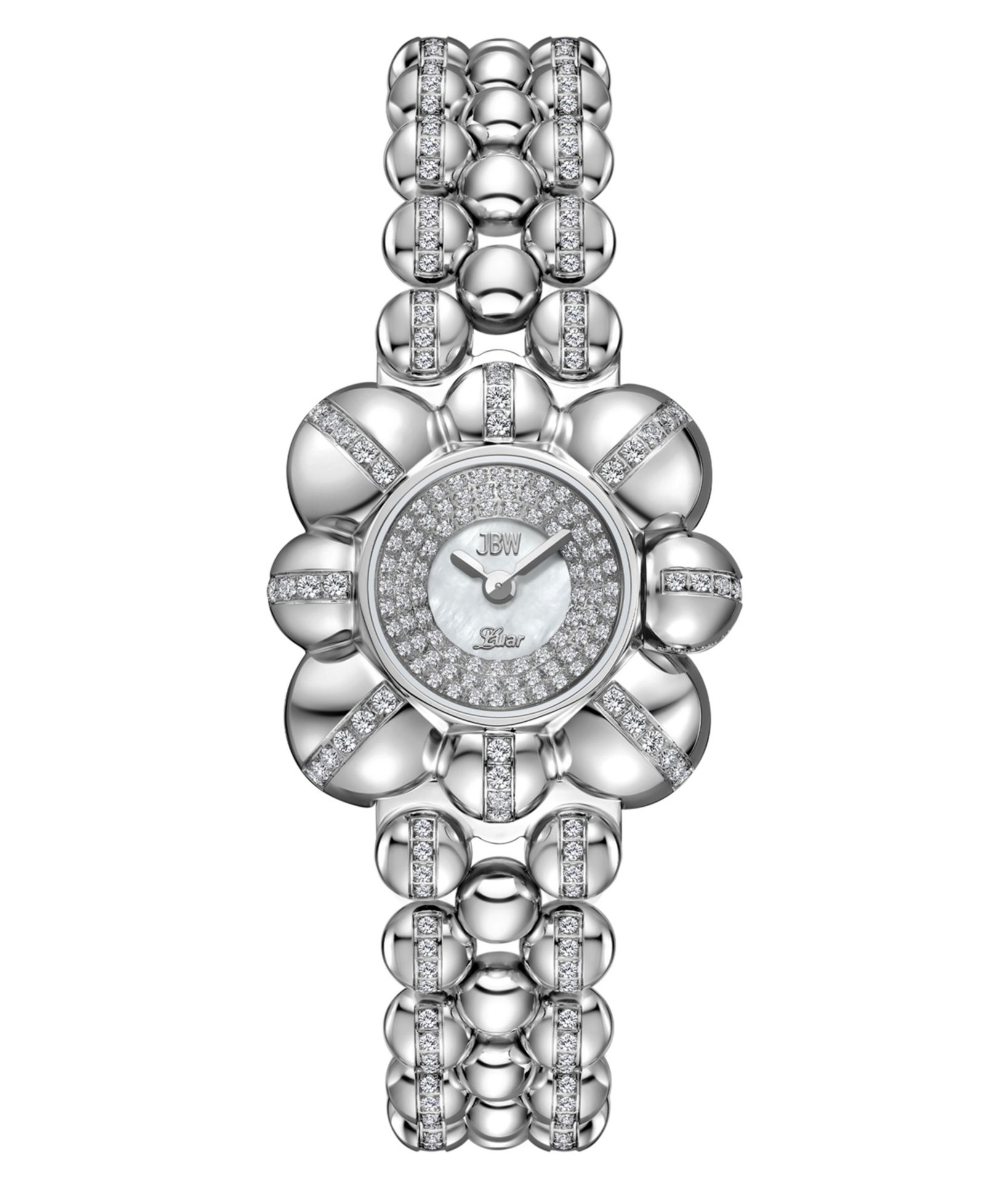 Jbw Женские Atmosphere Crystal Swiss Quartz Stainless Steel Watch, 30mm