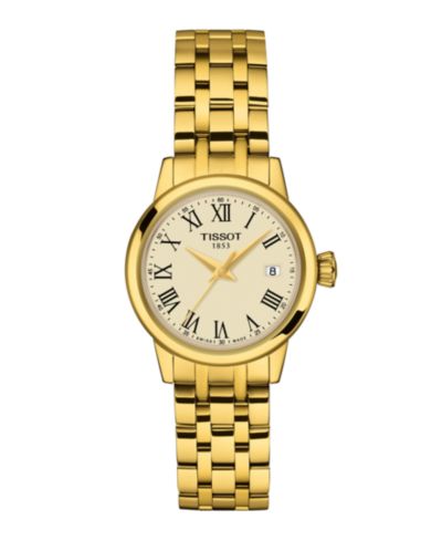 Tissot Women's Gold Stainless Steel Bracelet Watch, 28mm