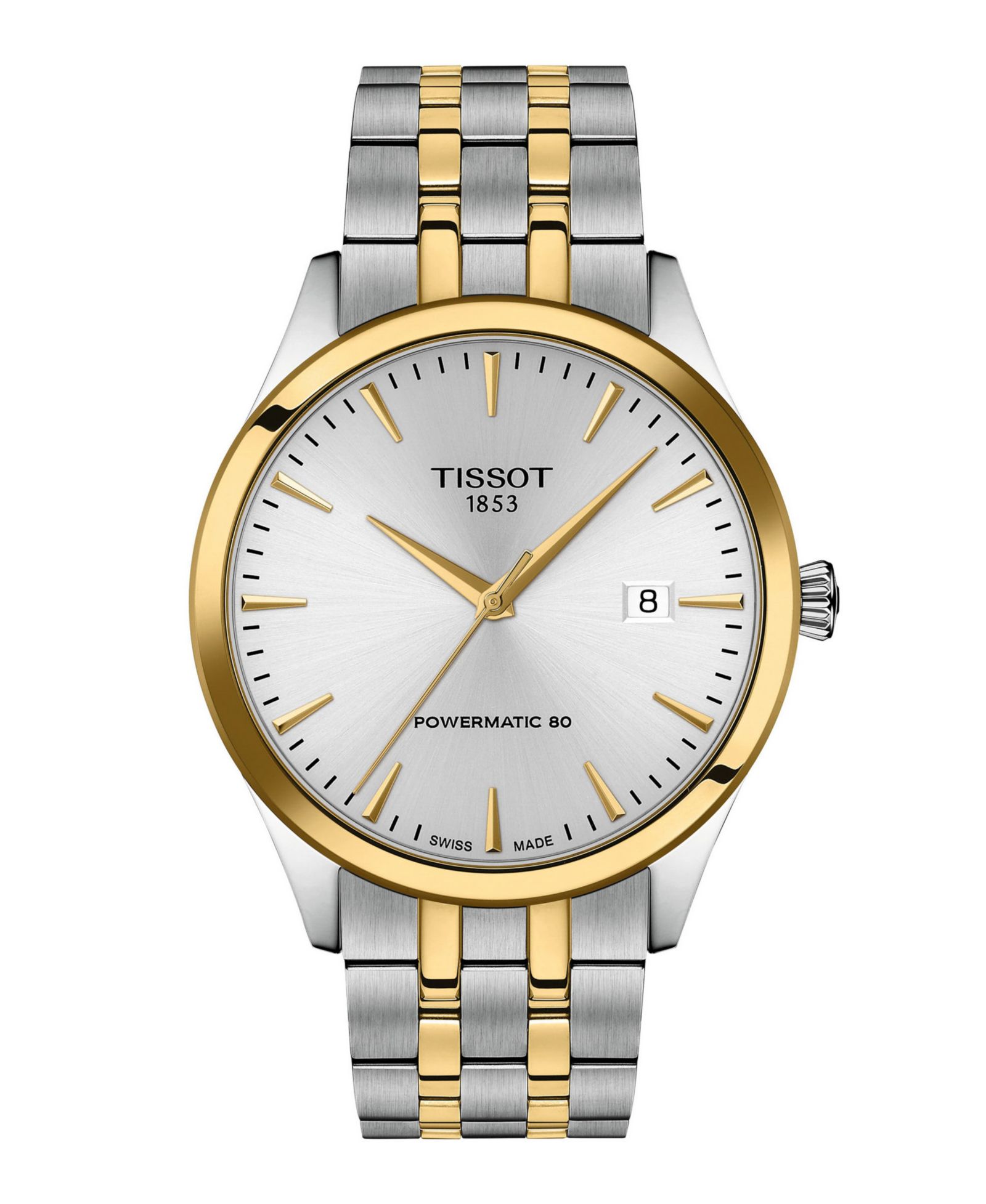 Мужские часы Tissot gray stainless steel Bracelet 40mm