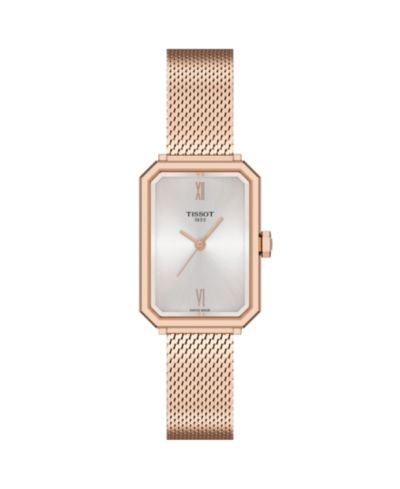 Часы Tissot Women's Rose Gold Stainless Steel Bracelet, 21.80mm