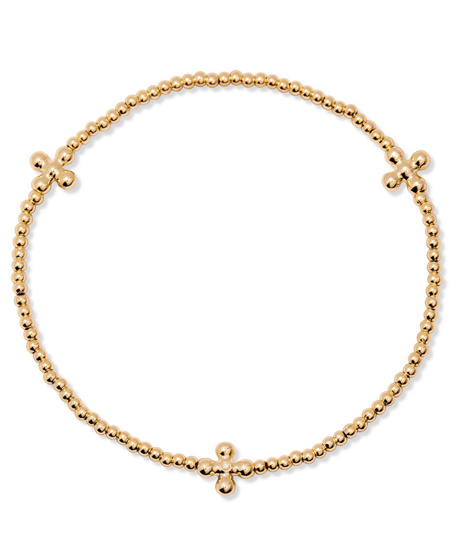 brook & york Rylee Beaded Cross Bracelet