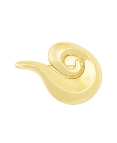 Robert Lee Morris Soho Gold Vintage Swirl Brooch