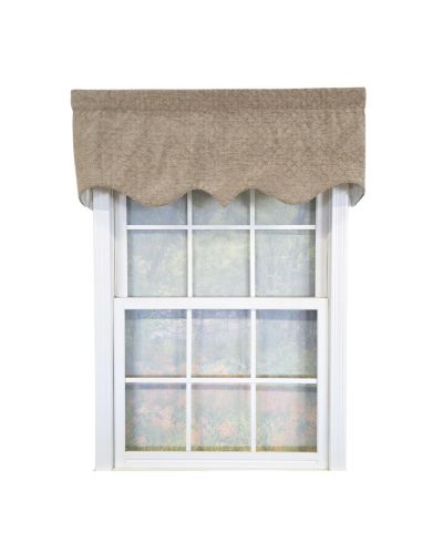 Занавеска RLF Home 50" x 17" из 100% хлопка шенилл, бежевая