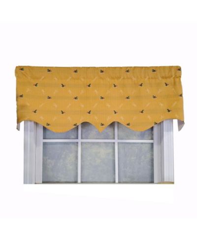 RLF Home Modern Design Classic Ribbit Regal Style Window Valance 50" x 17"