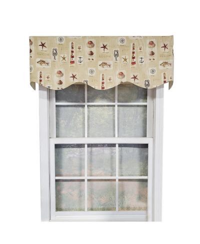 RLF Home декоративная занавеска Harbor Provance 50" x 15" Beige
