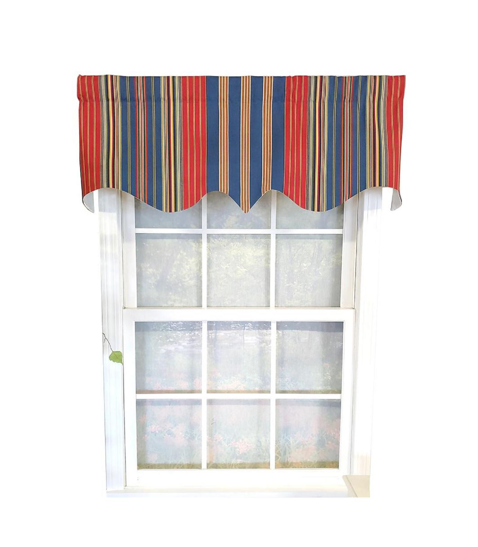 Декоративный козырек для окон RLF Home Sailor Stripe, роскошный и элегантный
