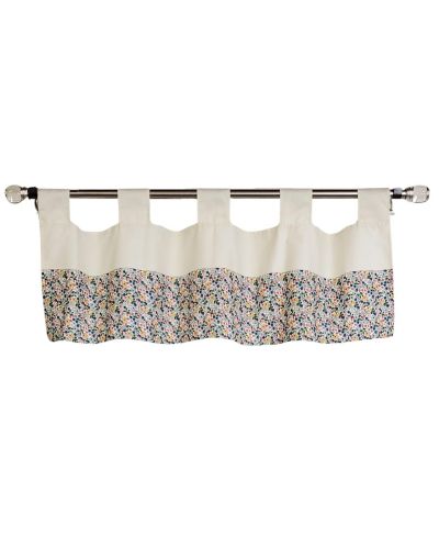 RLF Home Высококачественный тканевый цветочный валанс Petite для окон 50" x 15"