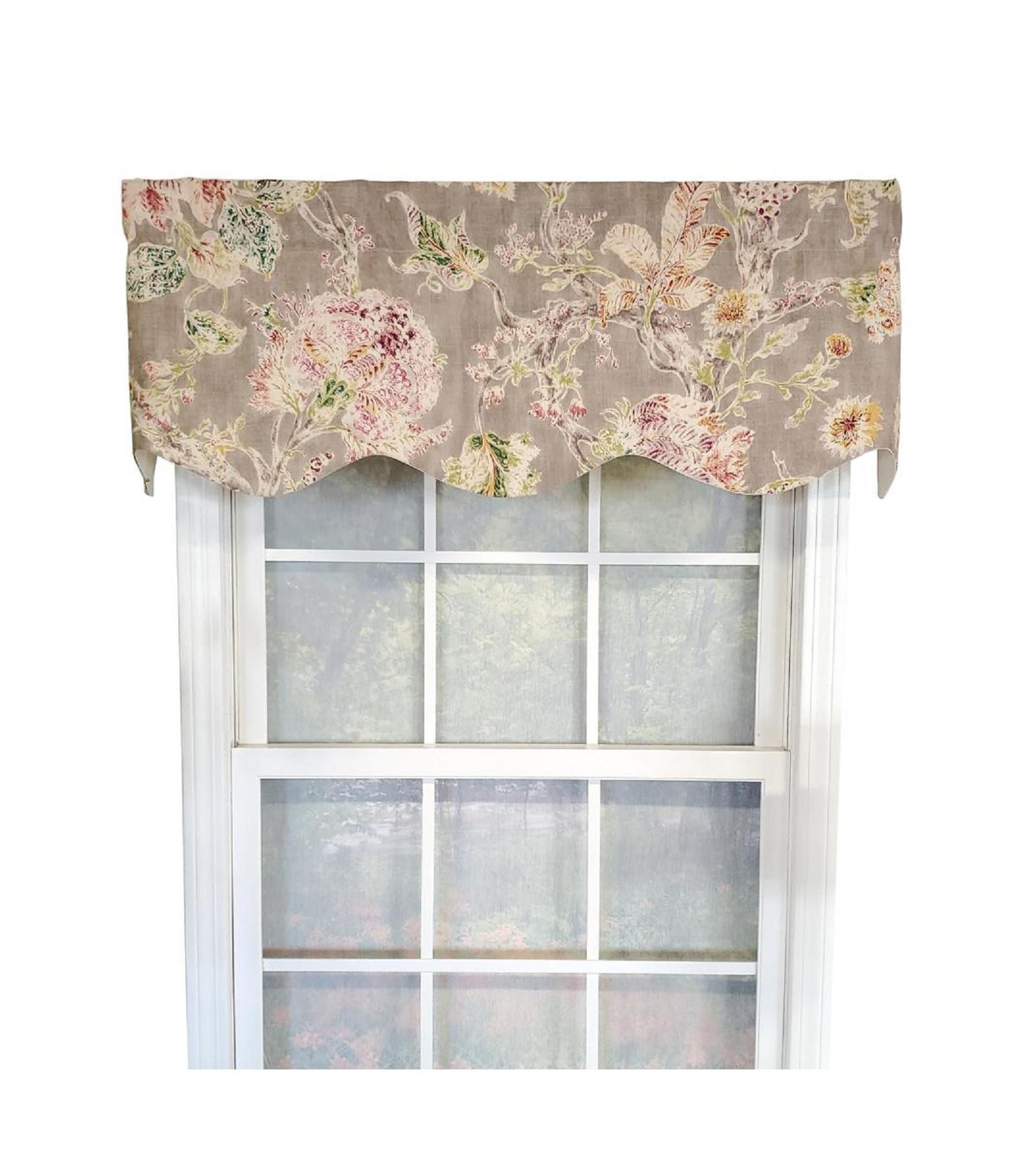 RLF Home декоративная занавеска Monte Cristo Provance 3" Rod Pocket, 50" x 15"