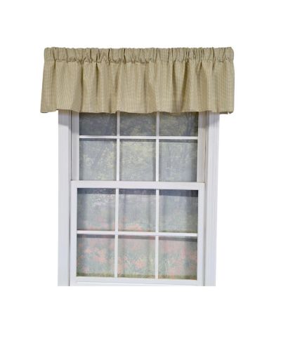 RLF Home Занавеска на окно 76" x 14" Cotton Crosswell Sage