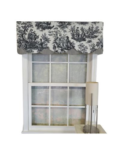 Занавеска RLF Home Glory Days, черная, 50" x 15"