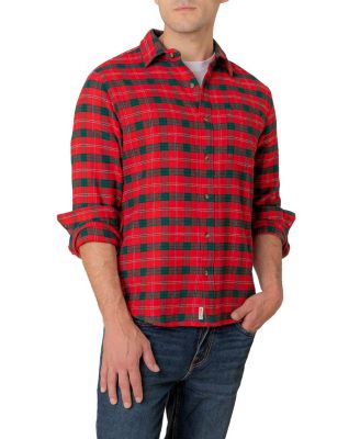 Hope & Henry Men's Organic Flannel Button Down Shirt