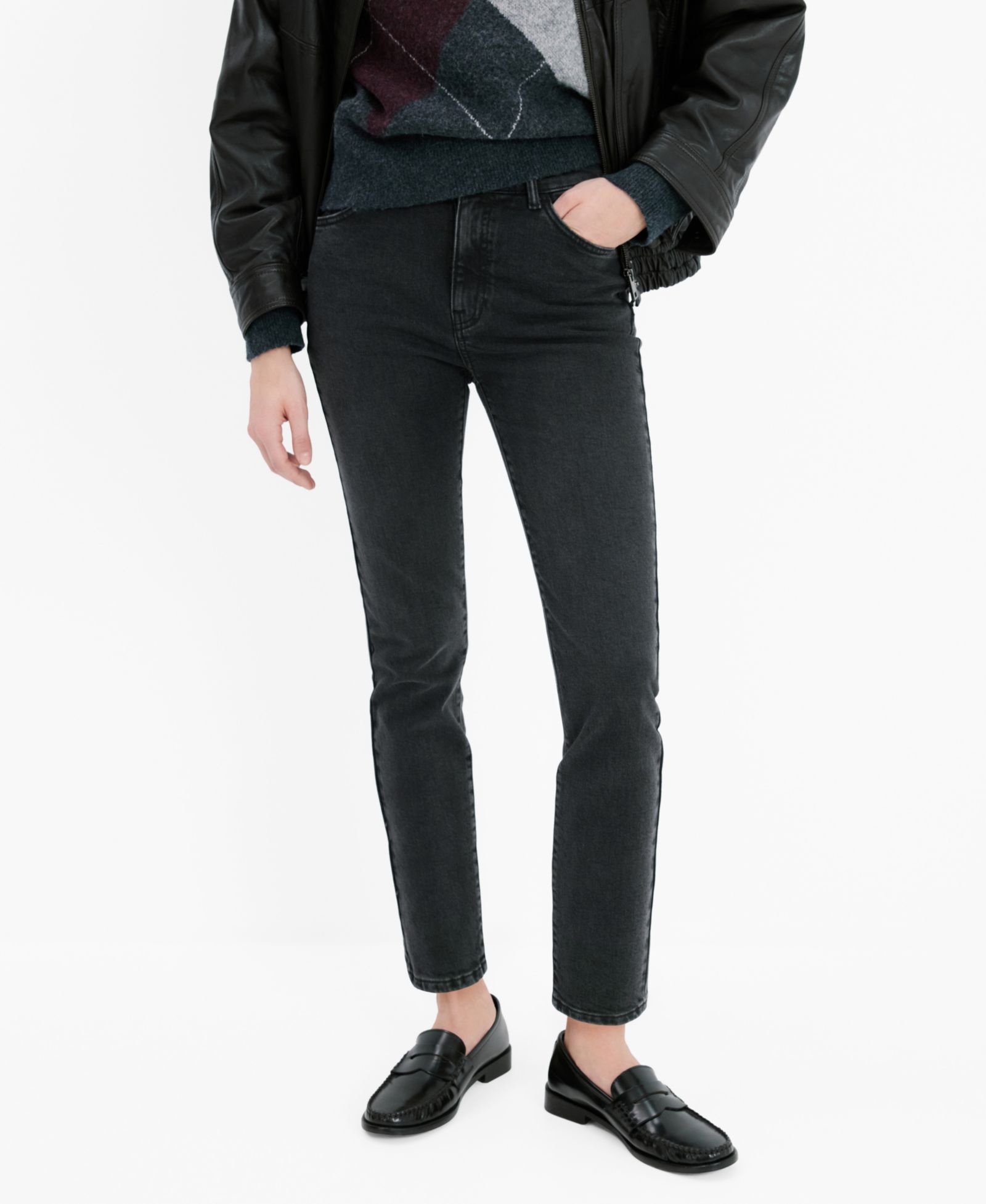Укороченные джинсы Mango Women's Claudia Slim-Fit